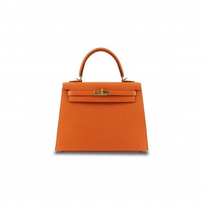 HERMÈS MASTER KELLY 25 ORANGE EPSOM (25*17*7cm) 